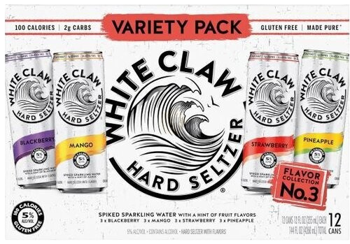 White Claw Variety Pack Flavor Collection No. 3