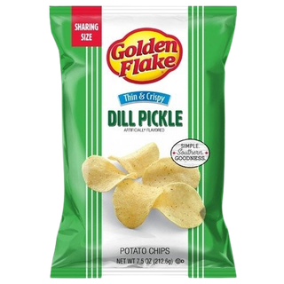 Golden Flake - Dill Pickle - Thin & Crispy