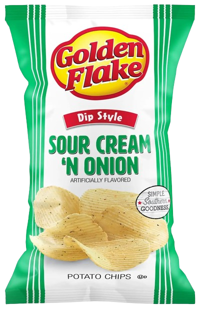 Golden Flake - Sour Cream 'N Onion - Dip Style