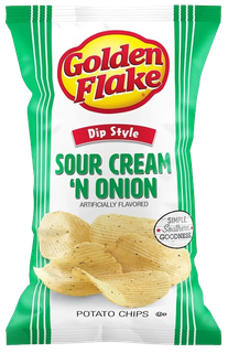 Golden Flake - Sour Cream 'N Onion - Dip Style