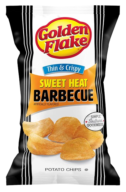 Golden Flake - Sweet Heat Barbecue - Thin & Crispy
