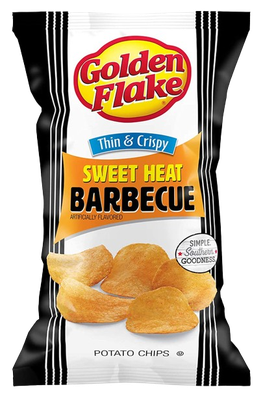Golden Flake - Sweet Heat Barbecue - Thin & Crispy