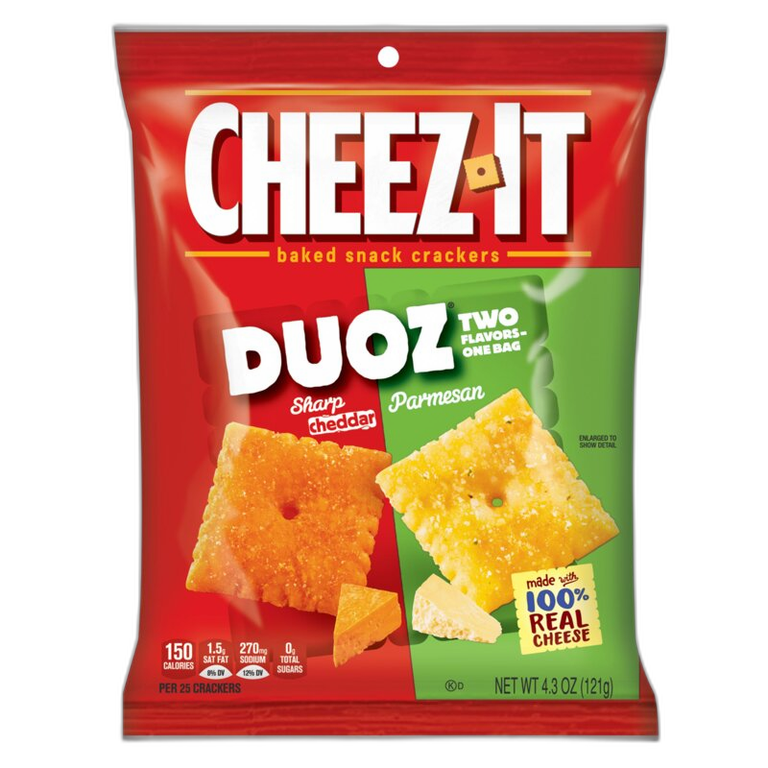 Cheez-it - Duoz - Sharp Cheddar and Parmesan
