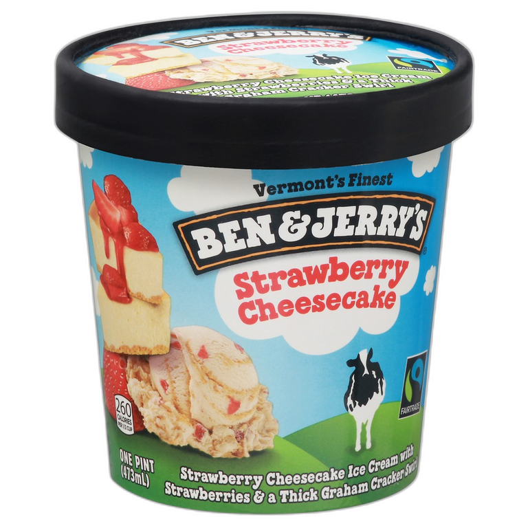 Ben & Jerry - Strawberry Cheesecake