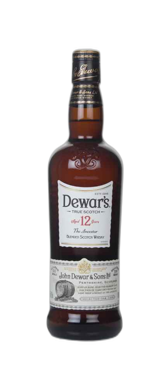 Dewar's Blended Scotch Whiskey Aged 12 years