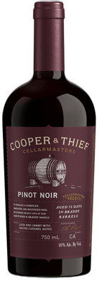 Cooper and Thief Brandy Barrel Aged Pinot Noir Red Wine