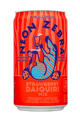 Neon Zebra Strawberry Daiquiri