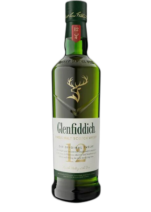 Glenfiddich 12 Year Old Single Malt Scotch Whisky