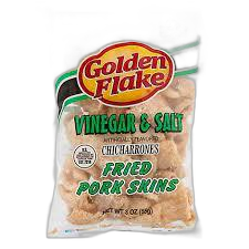 Golden Flake Vinegar & Salt Chicharrones Fried Pork Skins