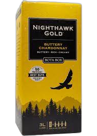 Bota Box Nighthawk Gold Buttery Chardonnay