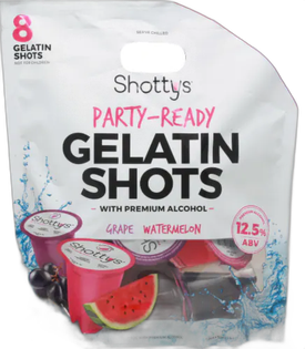 Shottys Gelatin Shots Combo Pack - Grape / Watermelon 