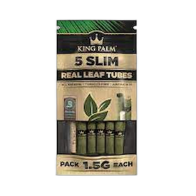 King Palm 5 Pack Slim Unflavored