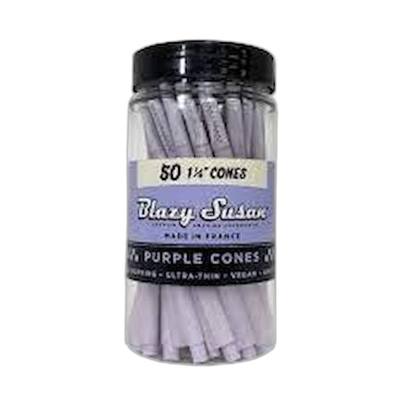 Blazy Susan Purple Pre Rolled Cones 1¼"