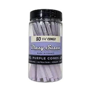 Blazy Susan Purple Pre Rolled Cones 1¼"