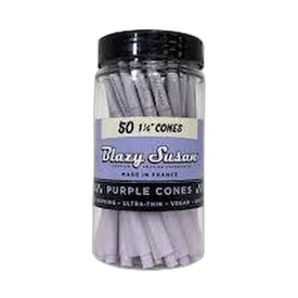 Blazy Susan Purple Pre Rolled Cones 1¼"