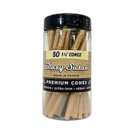 Blazy Susan Unbleached Pre Rolled Cones 1¼"