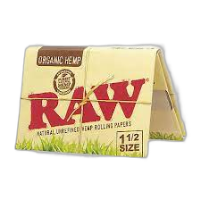 Raw 1 1/2 Rolling Paper Organic Hemp