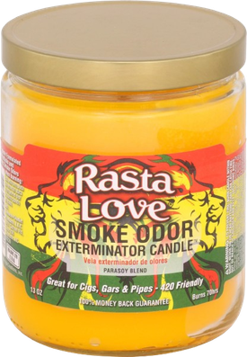 Smoke Odor Rasta Love Candle