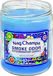 Smoke Odor Nag Champa Candle