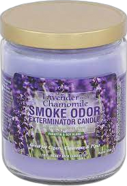 Smoke Odor Lavender With Chamomile Candle