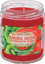 Smoke Odor Kiwi Twisted Strawberry Candle