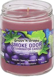 Smoke Odor Groov'n Grape Candle
