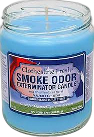 Smoke Odor Clothesline Fresh Candle