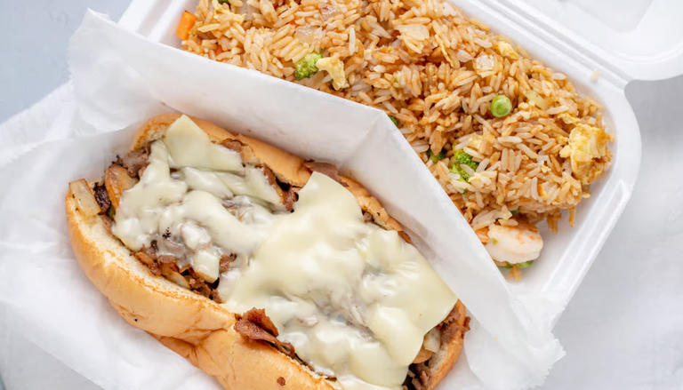 Philly Steak with Fried Rice Combo