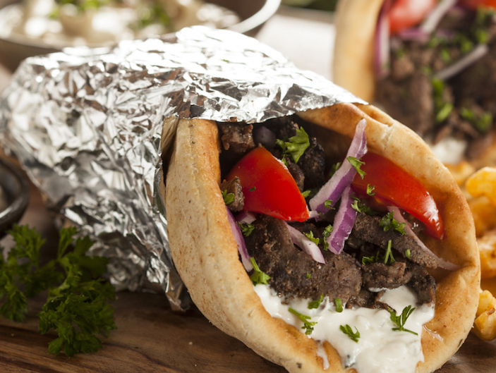 Gyro Wrap Fries Combo