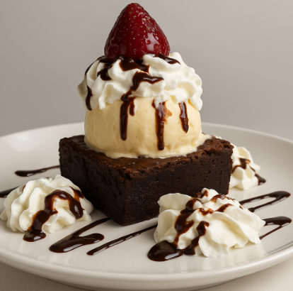 Volcano Brownie