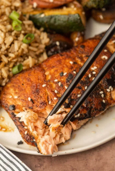 Hibachi Salmon