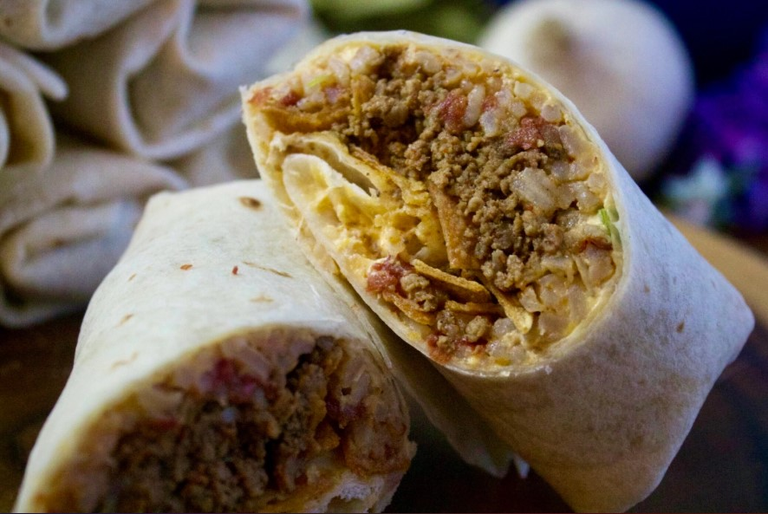 Ground Beef Burrito