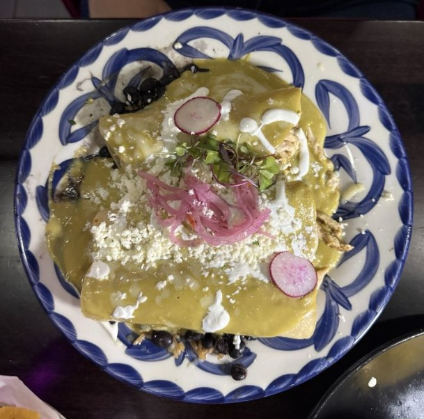 43. Enchiladas Verdes 