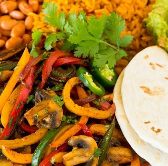 50. Vegetarian Fajitas