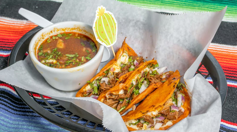 Quesatacos with Consome