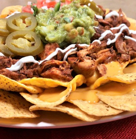 Al Pastor Pork Nachos
